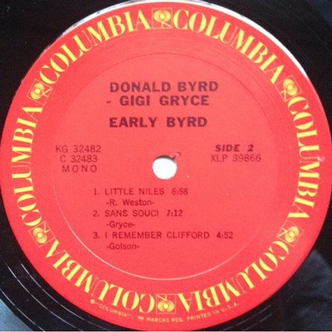 Donald Byrd - Gigi Gryce - Early Byrd