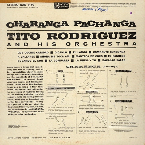 Tito Rodriguez & His Orchestra - Charanga Pachanga