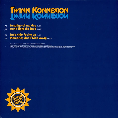 Twinn Konnexion - Sunshine Of My Day