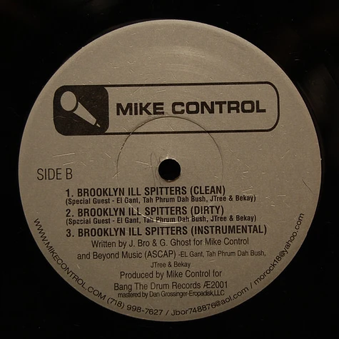 Mike Control - The Naturals / Brooklyn Ill Spitters