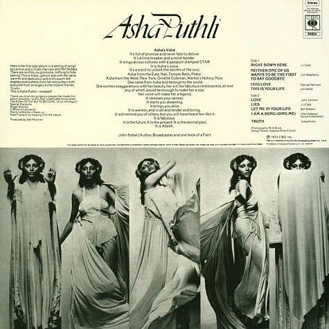 Asha Puthli - Asha Puthli Record Store Day 2020 Edition