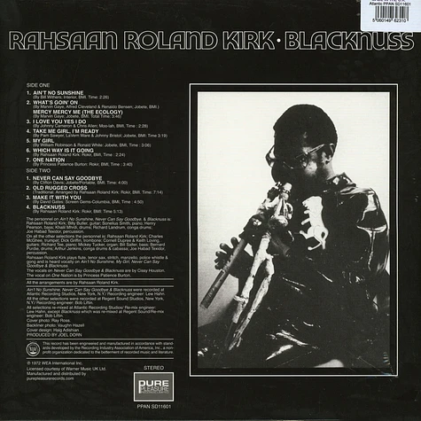 Rahsaan Roland Kirk - Blacknuss