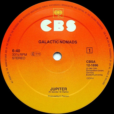 Galactic Nomads - Jupiter