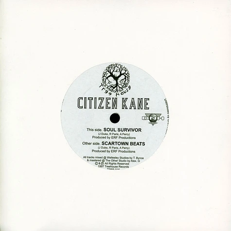 Citizen Kane - Soul Survivor / Scartown Beats Instrumental