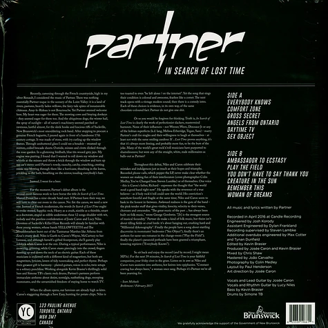 Partner - In Search Of Lost Time