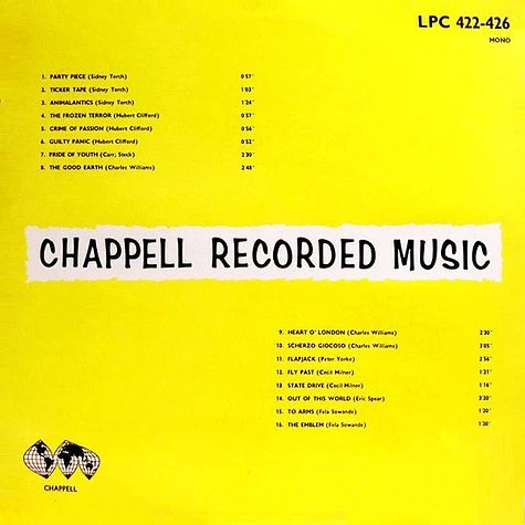 The Telecast Orchestra / Melodi Light Orchestra - Chappell Recorded Music