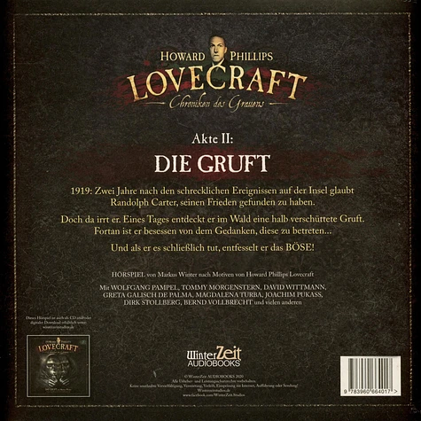 Howard Phillips Lovecraft - Chroniken Des Grauens 2:Die Gruft Green Vinyl Edition