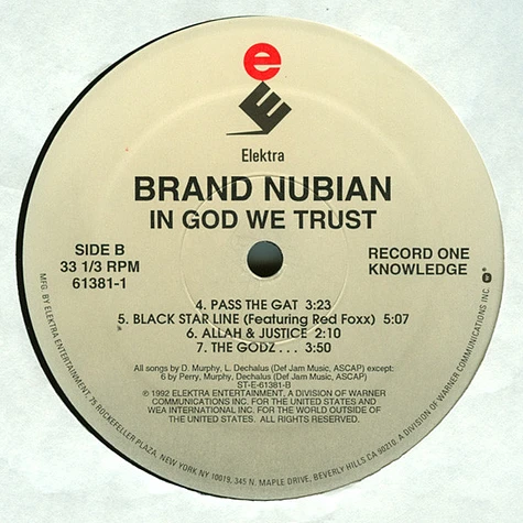 Brand Nubian - In God We Trust