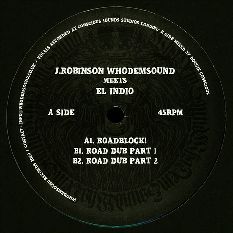 J.Robinson & WhoDemSound - Meets El Indio: Roadblock!