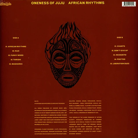 Oneness Of Juju - African Rhythms