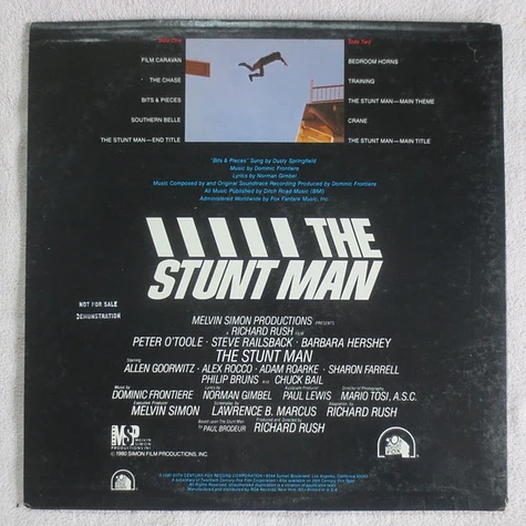Dominic Frontiere - The Stunt Man (The Original Motion Picture Soundtrack)