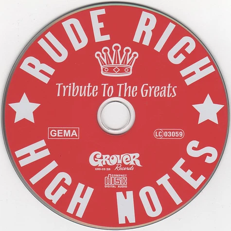 Rude Rich And The High Notes - Tribute To The Greats