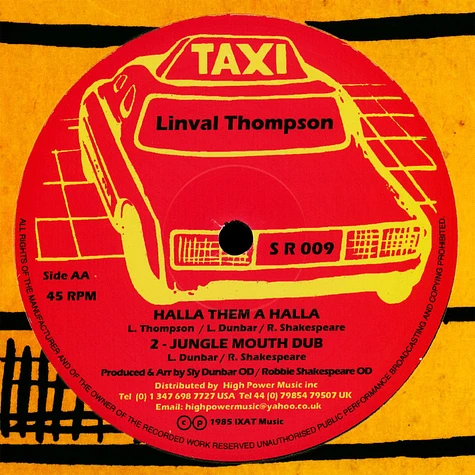 Al Campbell / Linval Thompson / Sly & Robbie - Monkey Sample / Hall Them A Halla