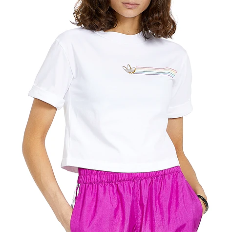 adidas - Pride Linear Crop Tee