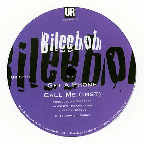 Bileebob - Call Me