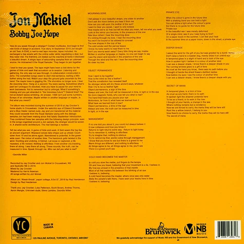 Jon McKiel - Bobby Joe Hope