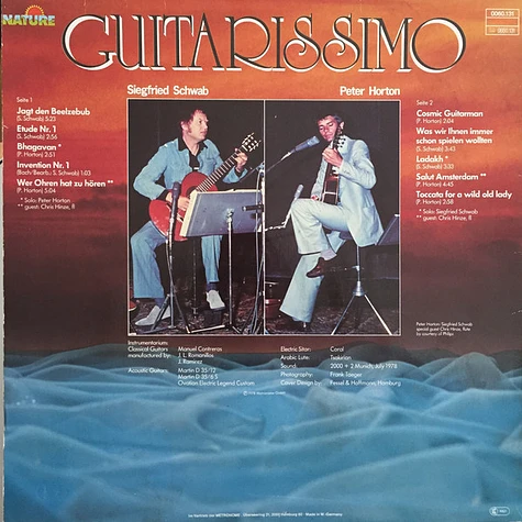 Peter Horton, Siegfried Schwab - Guitarissimo