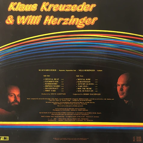 Klaus Kreuzeder & Willi Herzinger - Sax As Sax Can