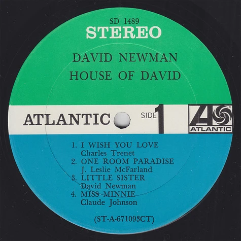 David "Fathead" Newman - House Of David