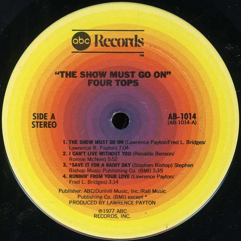 Four Tops - The Show Must Go On