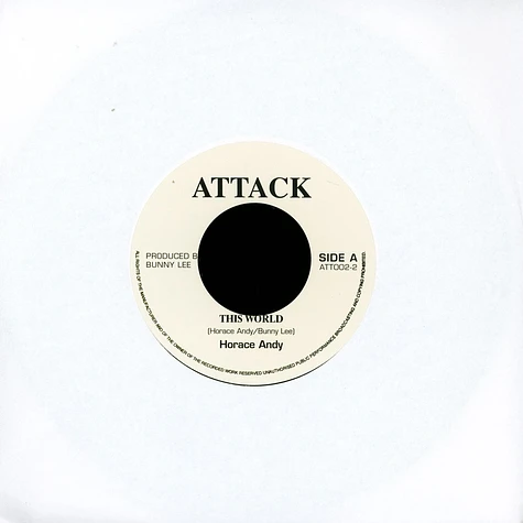 Horace Andy / Aggrovators - This World / World Dub