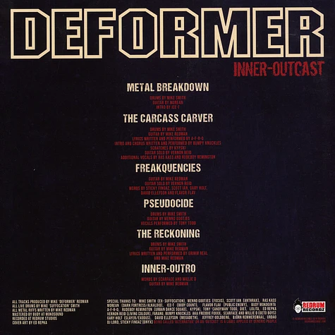 Deformer - Inner-Outcast Colored Vinyl Edition