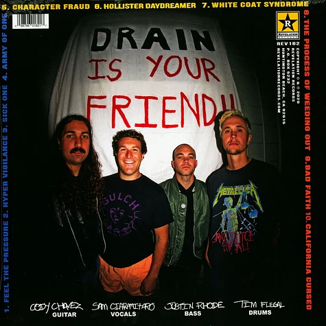 Drain - California Cursed Blue Vinyl Edition
