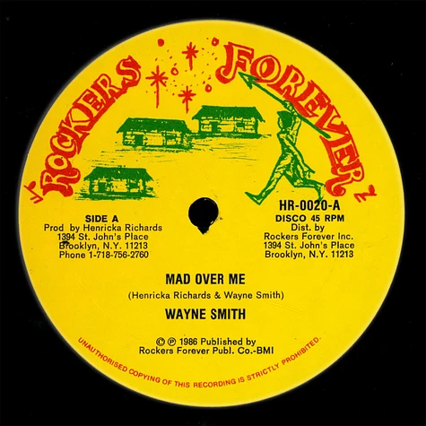 Wayne Smith - Mad Over Me Extended Mix / Version