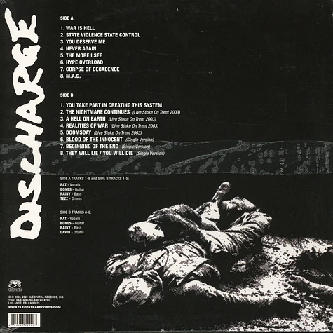Discharge - War Is Hell Blue Vinyl Edition