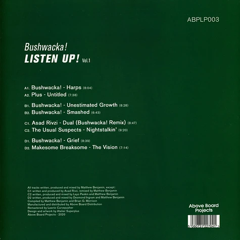Bushwacka! - Listen Up! Volume 01 (1995 - 2005)
