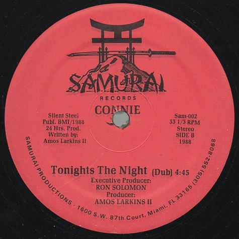 Connie - Tonights The Night