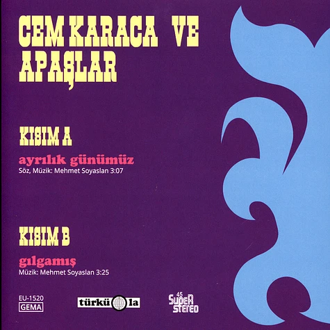 Cem Karaca & Apaslar - Ayrilik Günümüz / Gilgamis