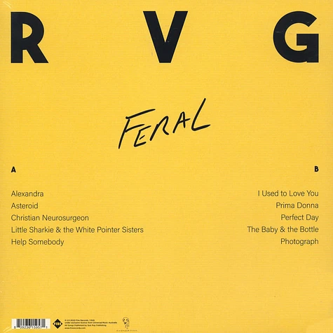 RVG - Feral Yellow Vinyl Edition