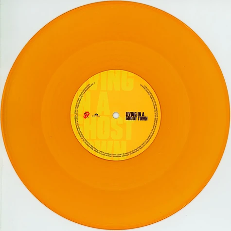 The Rolling Stones - Living In A Ghost Town Orange Vinyl Edition