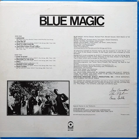 Blue Magic - Blue Magic