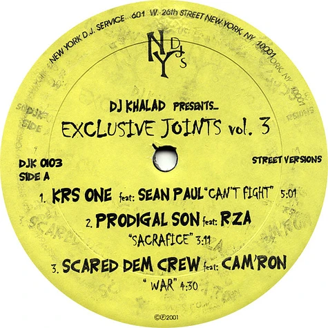 V.A. - DJ Khalad Presents Exclusive Joints Vol. 3