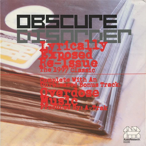Obscure Disorder - Overdose Music / Lyrically Exposed