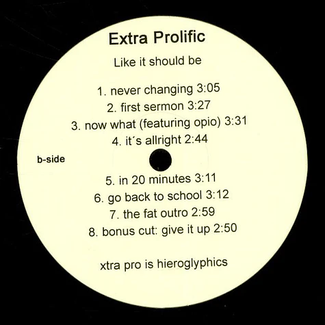 Extra Prolific - Like It Should Be
