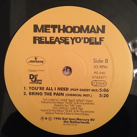 Method Man - Release Yo' Delf