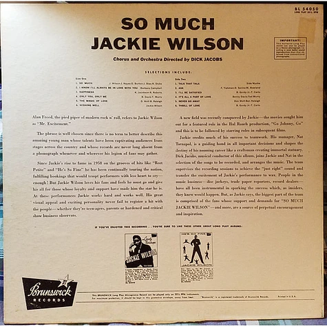 Jackie Wilson - So Much