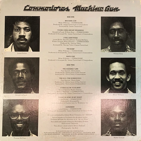 Commodores - Machine Gun