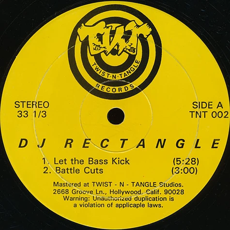 DJ Rectangle - Let The Bass Kick
