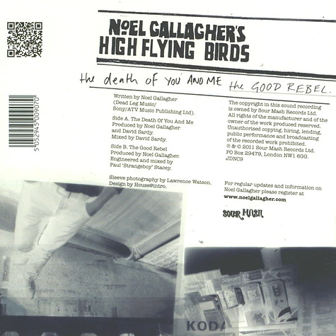 Noel Gallagher's High Flying Birds - The Death Of You And Me