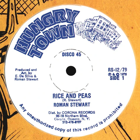 Roman Stewart / Felion & Rockers All Stars - Rice And Peas / Rice And Peas In The Ghetto