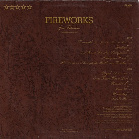 José Feliciano - Fireworks