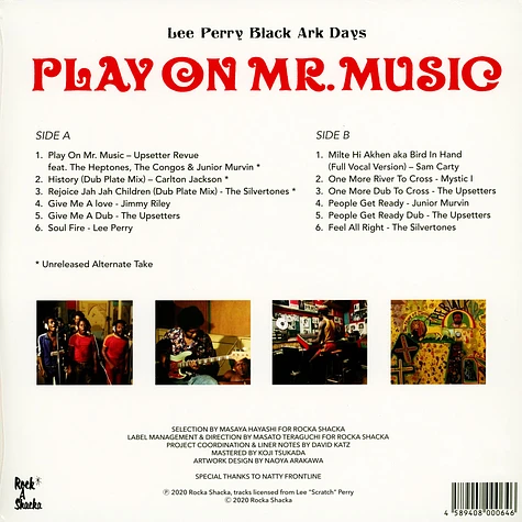 Lee Perry - Play On Mr. Music: Black Ark Days