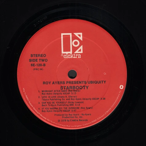 Roy Ayers Presents Ubiquity - Starbooty