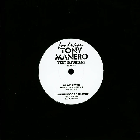 Fundacion Tony Manero - Very Important Remixes