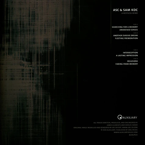 Asc & Sam Kdc - A Restless Mind Clear Vinyl Edition