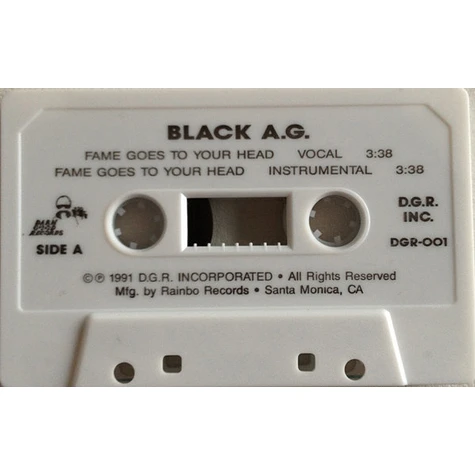 Black A.G. - Fame Goes To Your Head